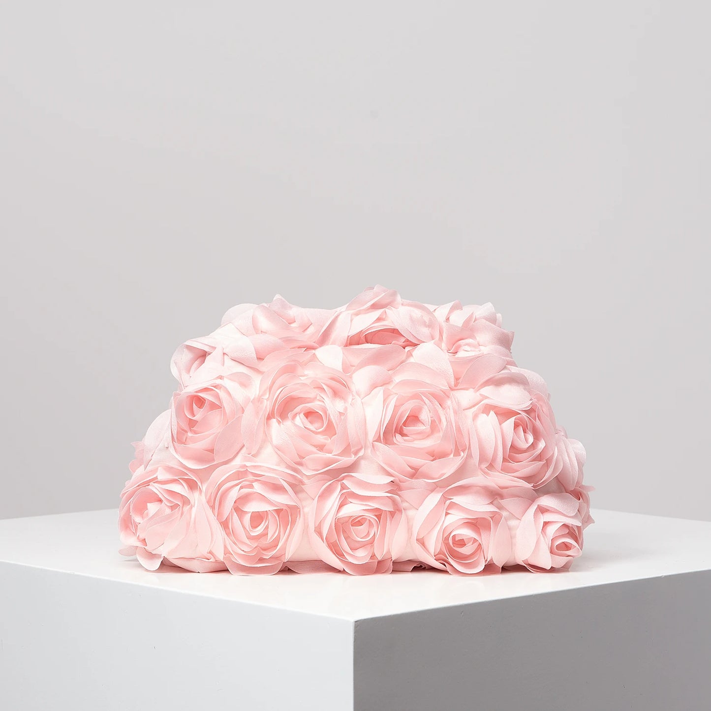 Rose Detail Wedding Dinner Clutch Bag