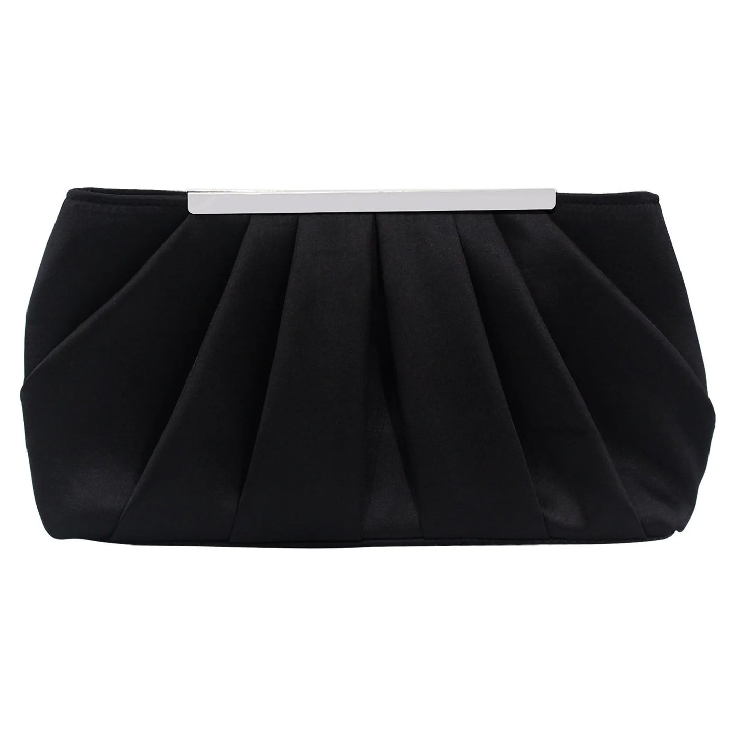 Pleated Silk Evening Handbag - Dinner Party Carry