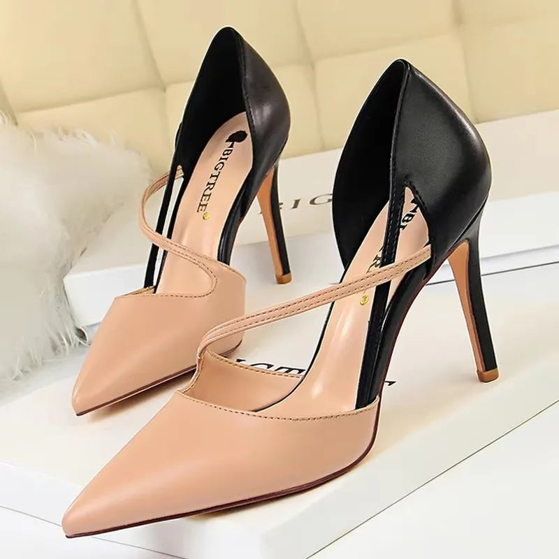 Pointed Toe Stiletto Pumps