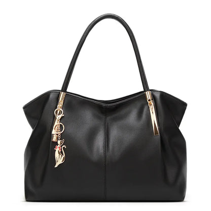 Structured Top Handle Bag - PU Leather Carryall