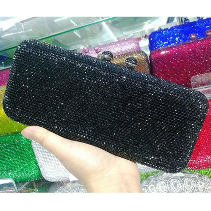 Crystal Rhinestone Evening Clutch Bag