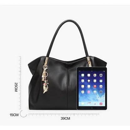 Structured Top Handle Bag - PU Leather Carryall