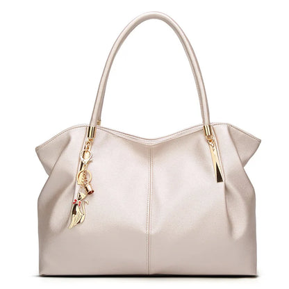 Structured Top Handle Bag - PU Leather Carryall