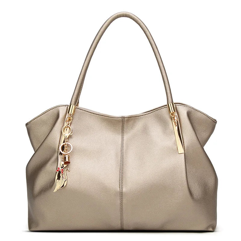 Structured Top Handle Bag - PU Leather Carryall