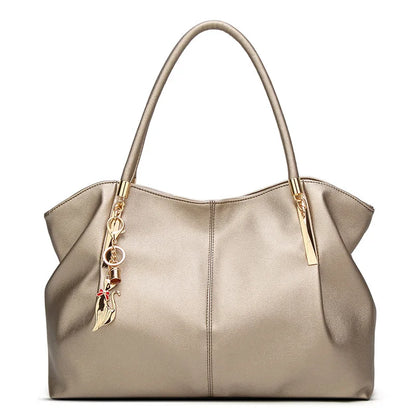 Structured Top Handle Bag - PU Leather Carryall