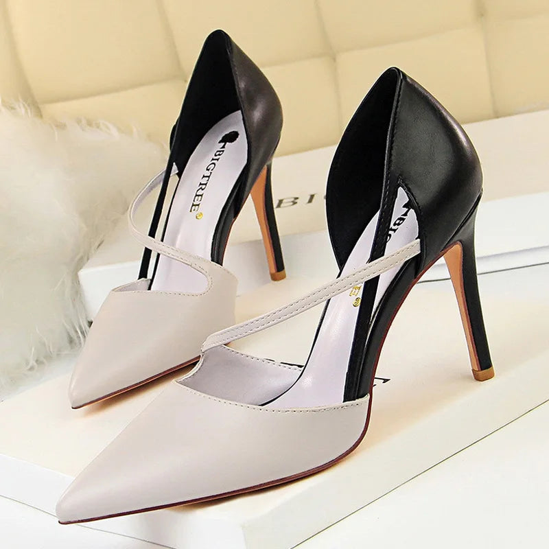 Pointed Toe Stiletto Pumps