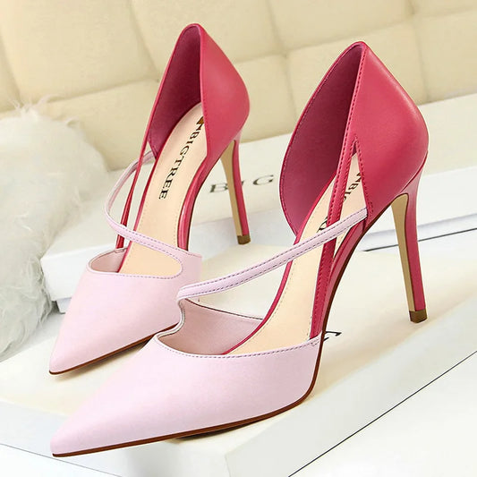 Pointed Toe Stiletto Pumps