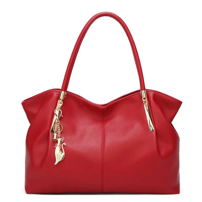 Structured Top Handle Bag - PU Leather Carryall