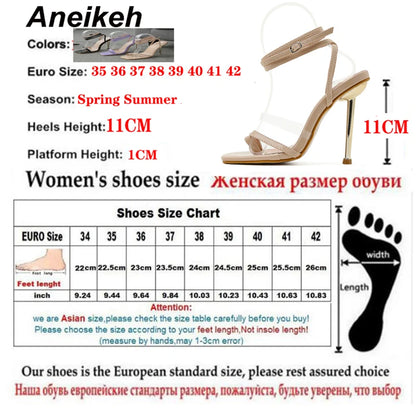 Transparent High Heel Party Sandals