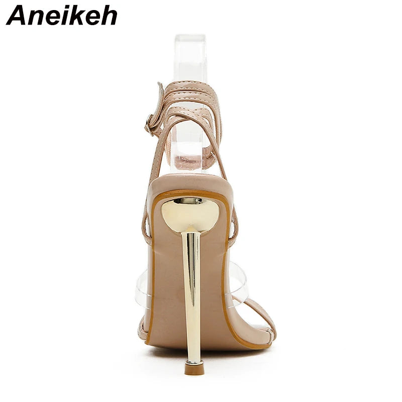 Transparent High Heel Party Sandals