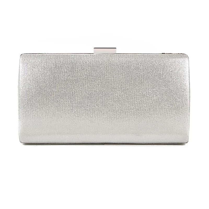 Diamond Sequin Two-Chain Evening Clutch