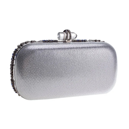 Crystal Chain Wedding Evening Clutch