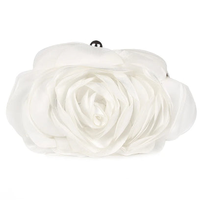 Floral Embroidered Bridal Evening Clutch