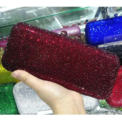 Crystal Rhinestone Evening Clutch Bag