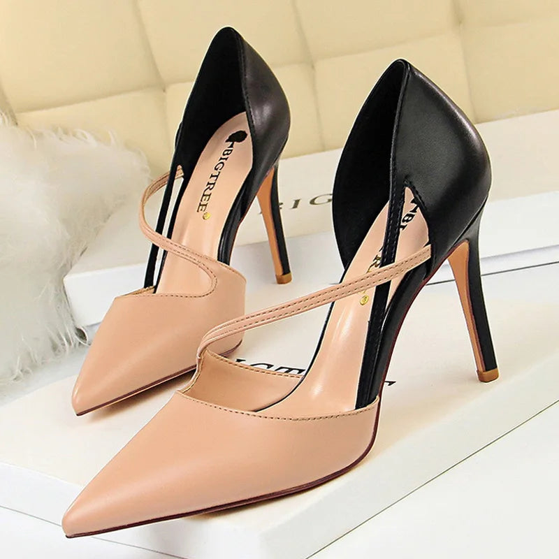 Pointed Toe Stiletto Pumps