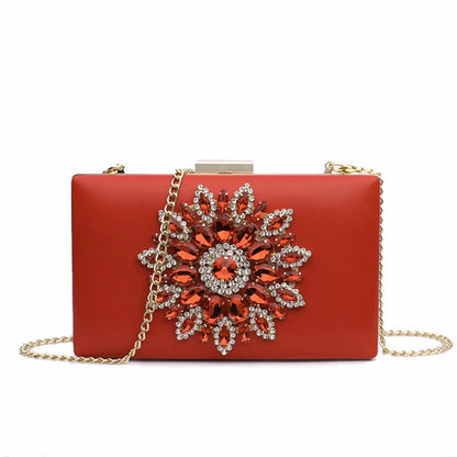 White Crystal Bridal Crossbody Clutch - Wedding Ready