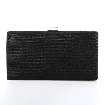 Diamond Sequin Two-Chain Evening Clutch