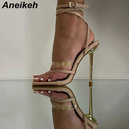 Transparent High Heel Party Sandals