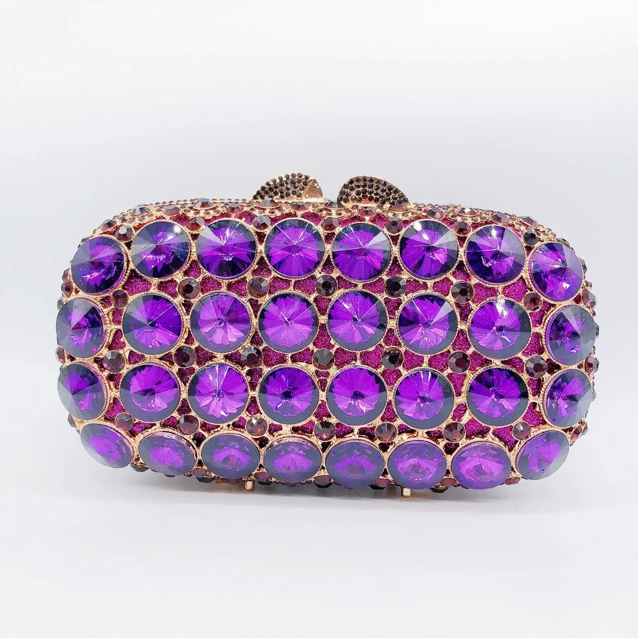 Hollow Rhinestone Banquet Clutch Bag