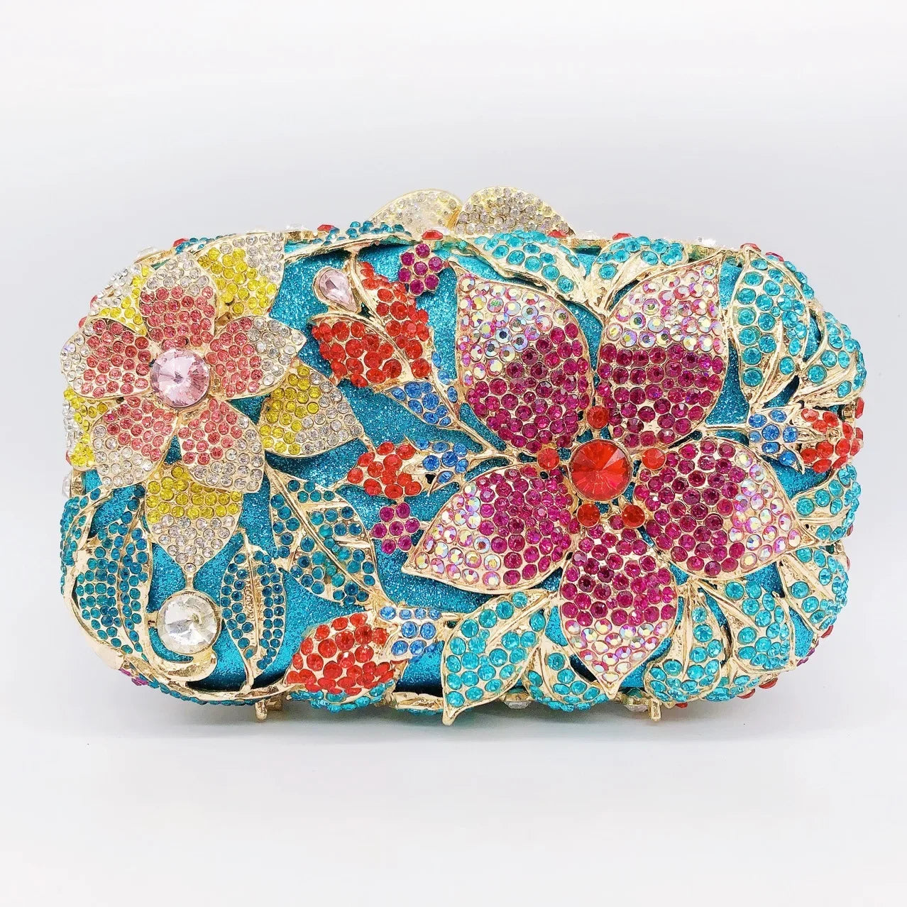 Hollow Rhinestone Banquet Clutch Bag