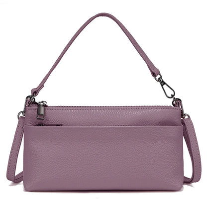 Zency 8 color Genuine Leather Shoulder Bag Handbag Women Small Crossbody Bag Sac a Main 100% Fashion Ladies Pouch Bag 2025
