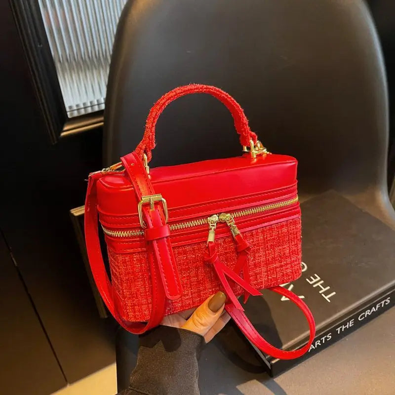 Lightweight Square Box Crossbody Bag - Spring Summer