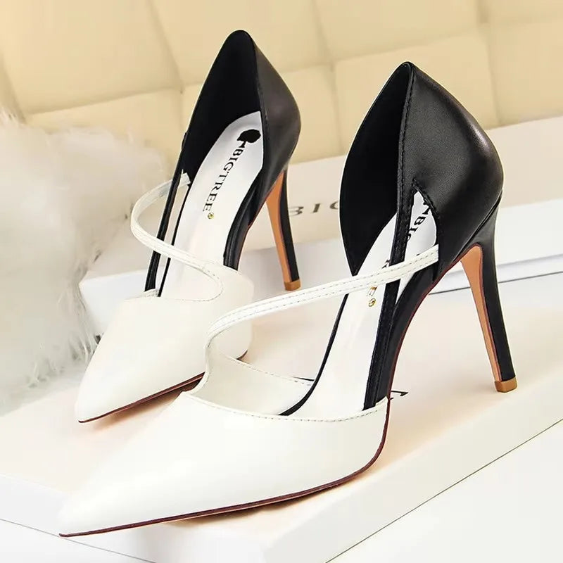 Pointed Toe Stiletto Pumps