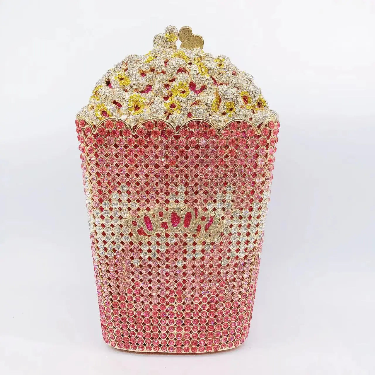 Hollow Rhinestone Banquet Clutch Bag