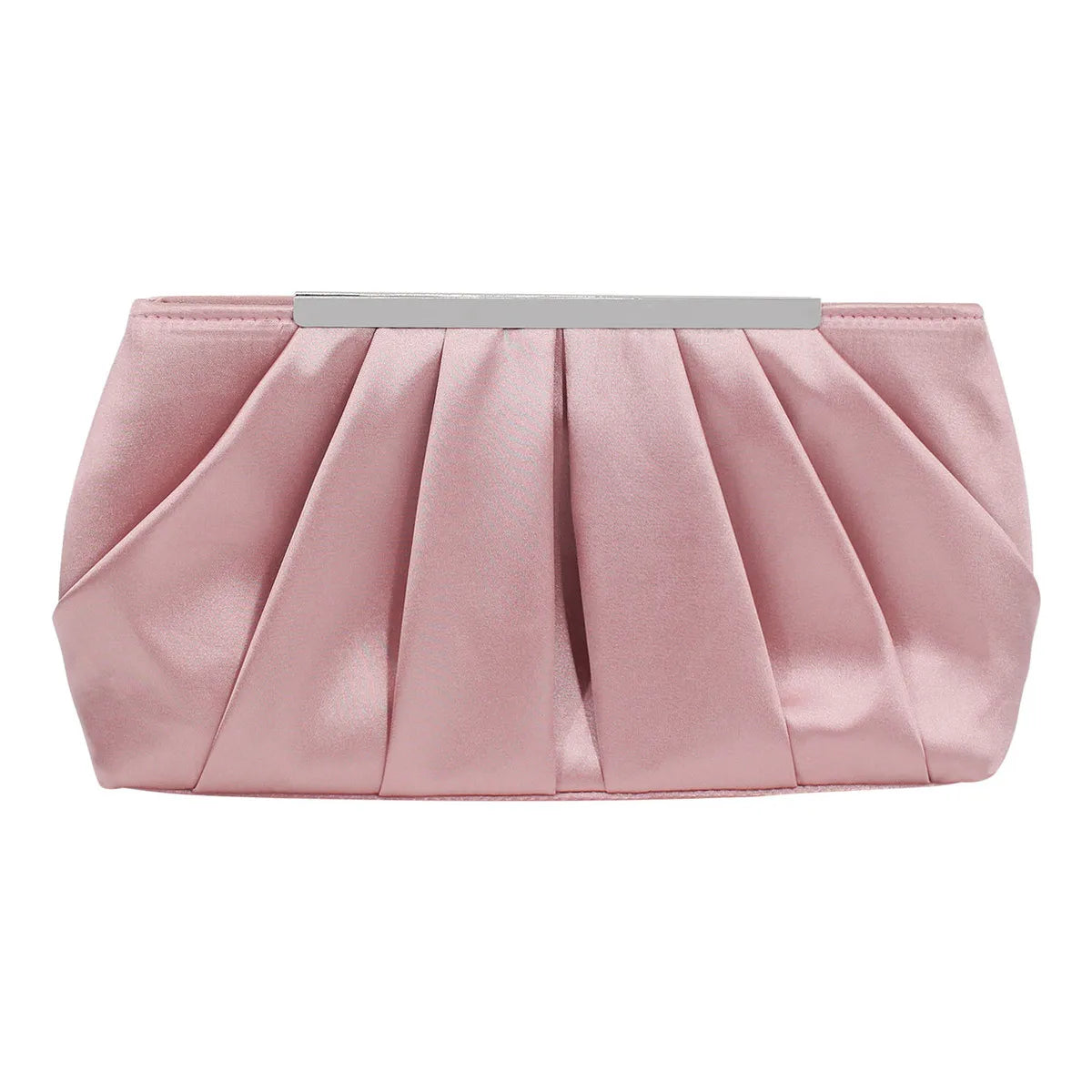 Pleated Silk Evening Handbag - Dinner Party Carry