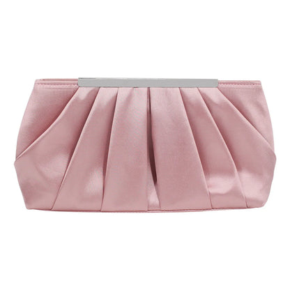Pleated Silk Evening Handbag - Dinner Party Carry