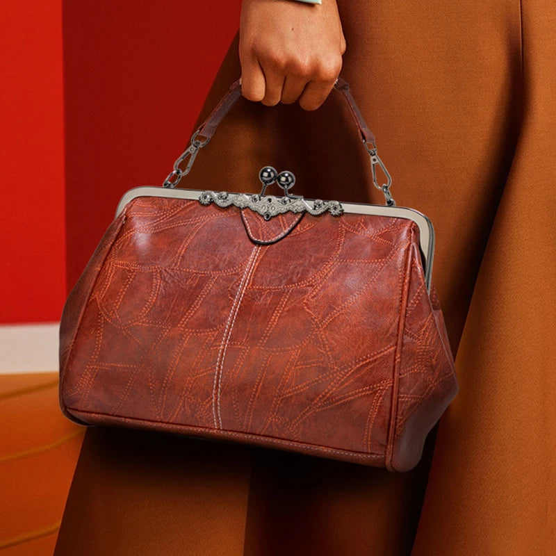 Soft PU Leather Hobo Shoulder Bag - Easy Access