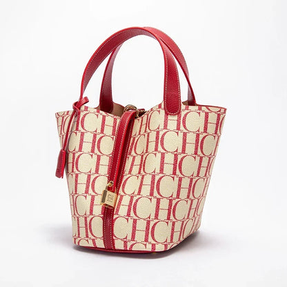 Letter Print Commuter Shoulder Bag - Travel Ready