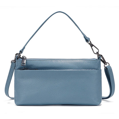 Zency 8 color Genuine Leather Shoulder Bag Handbag Women Small Crossbody Bag Sac a Main 100% Fashion Ladies Pouch Bag 2025