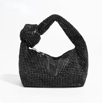 Crystal Knot Top Handle Bag - Evening Occasion Style