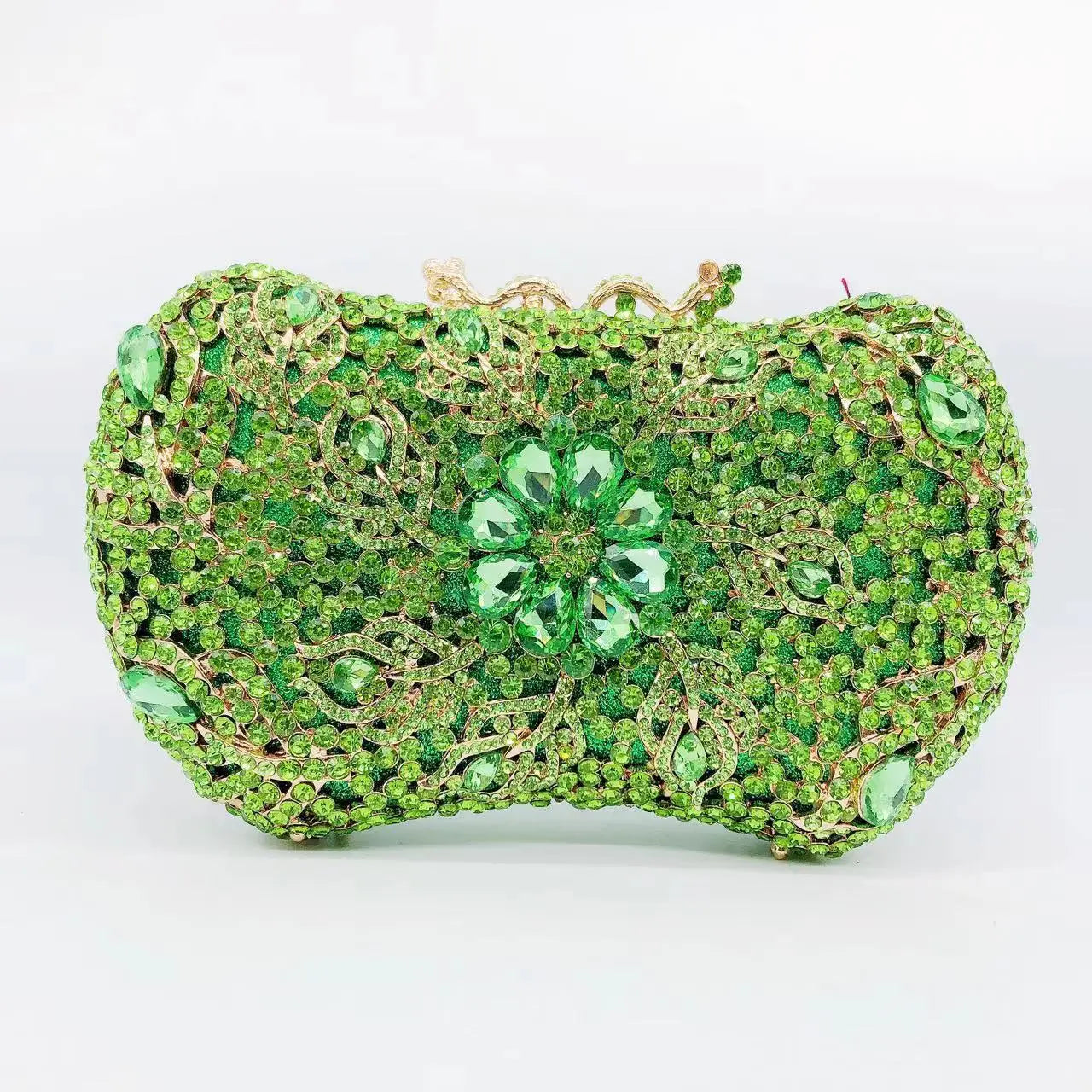 Hollow Rhinestone Banquet Clutch Bag