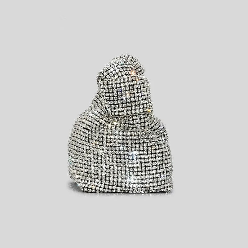 Crystal Knot Top Handle Bag - Evening Occasion Style