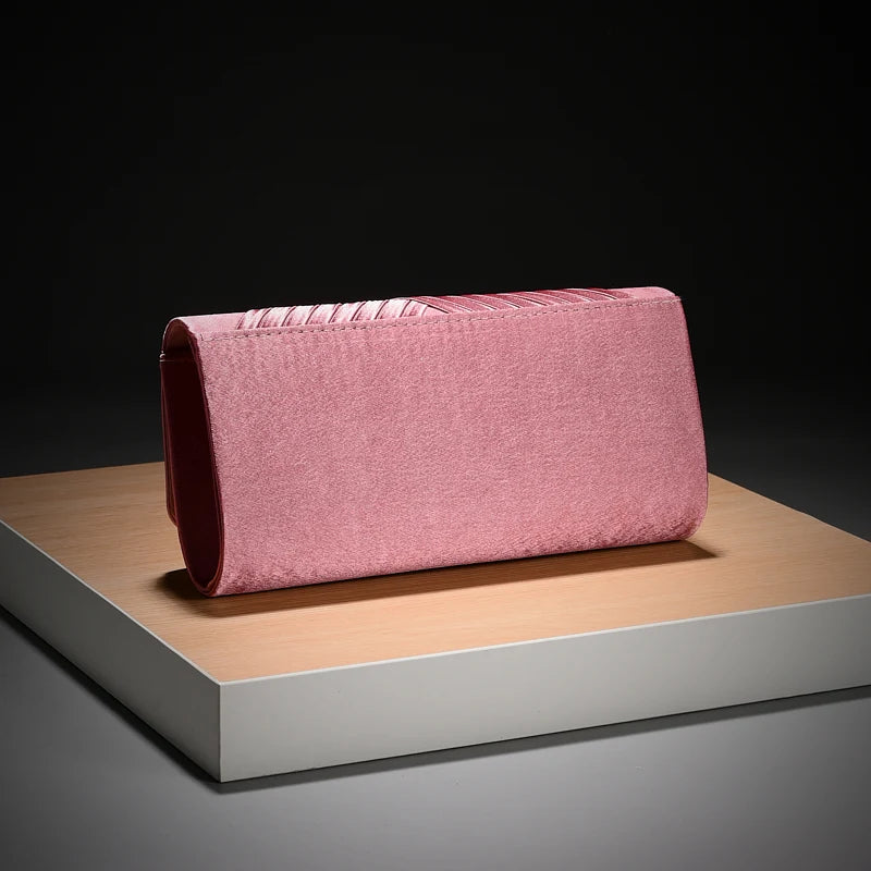 Striped Envelope Party Clutch Bag