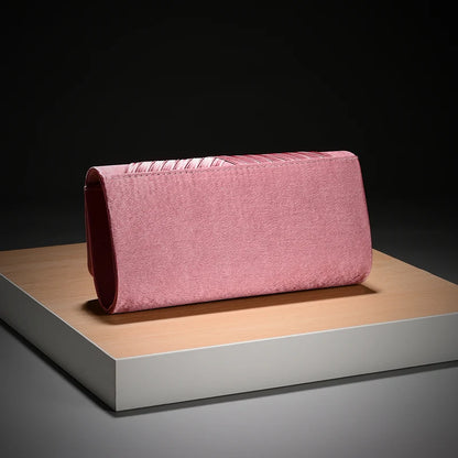 Striped Envelope Party Clutch Bag