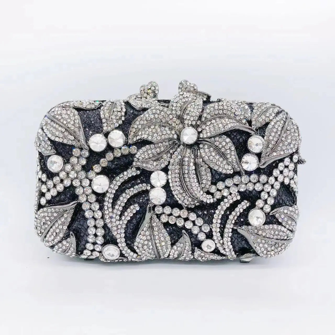 Hollow Rhinestone Banquet Clutch Bag