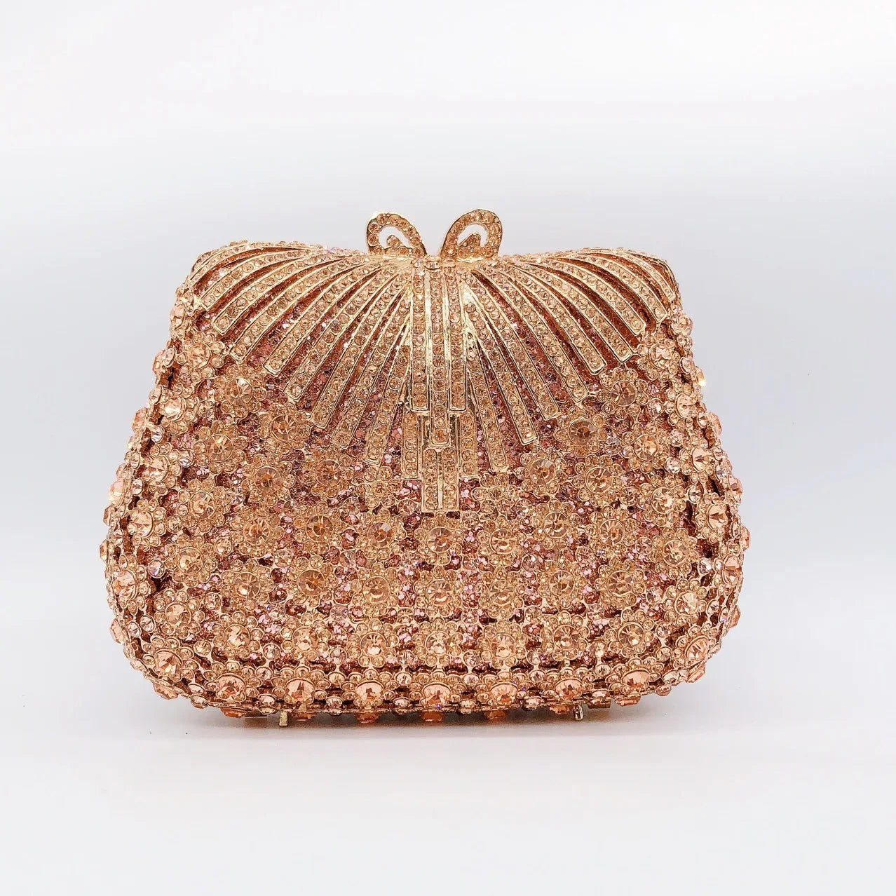 Hollow Rhinestone Banquet Clutch Bag