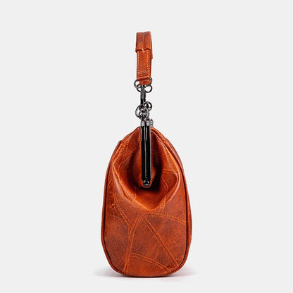 Soft PU Leather Hobo Shoulder Bag - Easy Access