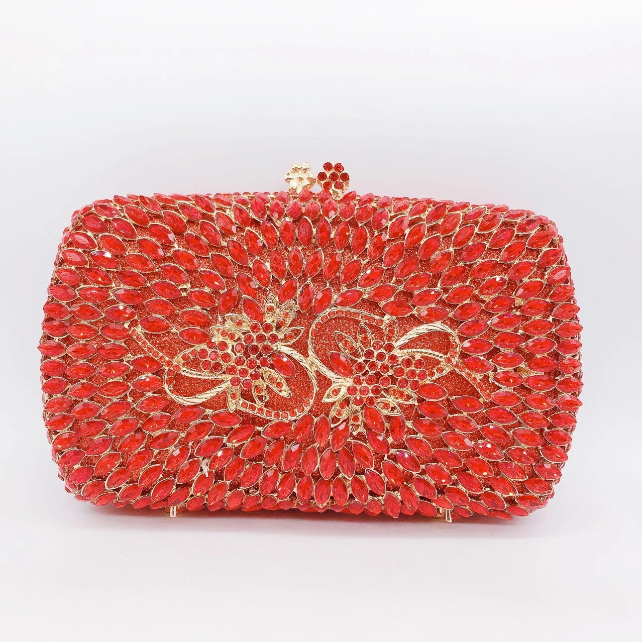 Hollow Rhinestone Banquet Clutch Bag