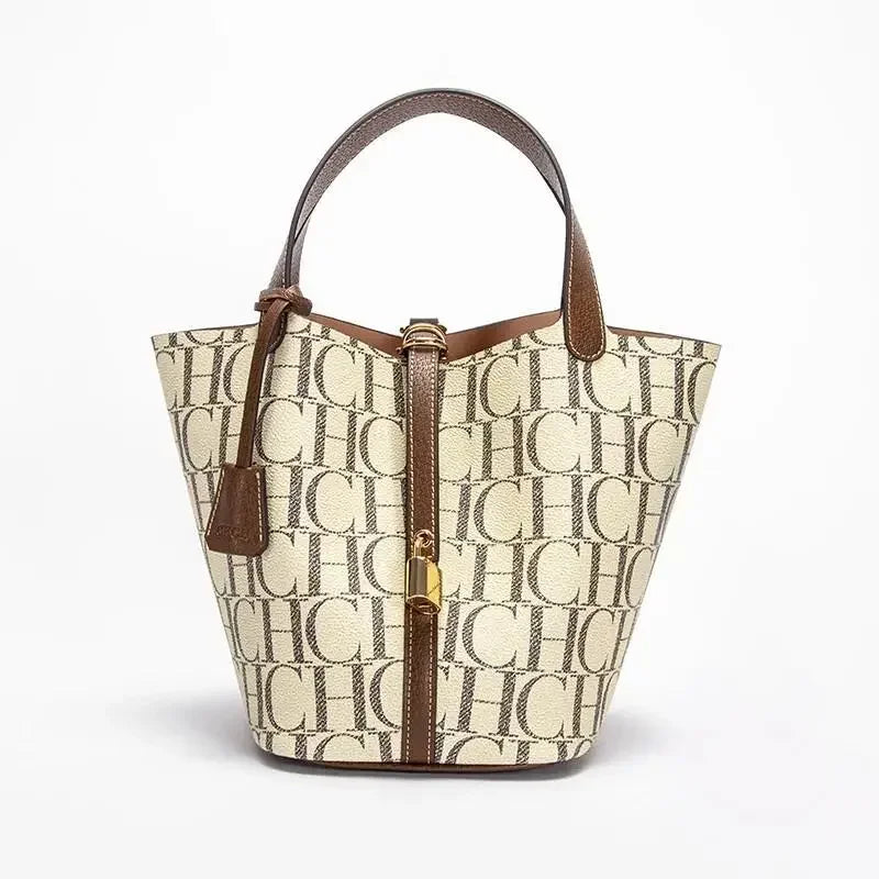 Letter Print Commuter Shoulder Bag - Travel Ready