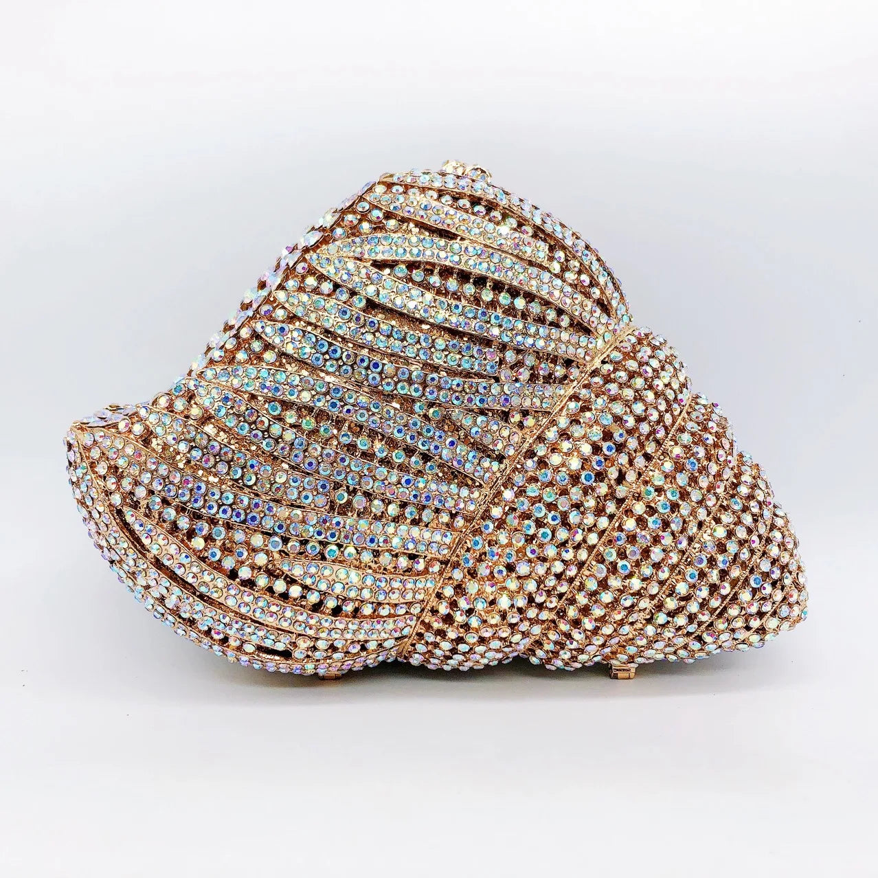 Hollow Rhinestone Banquet Clutch Bag