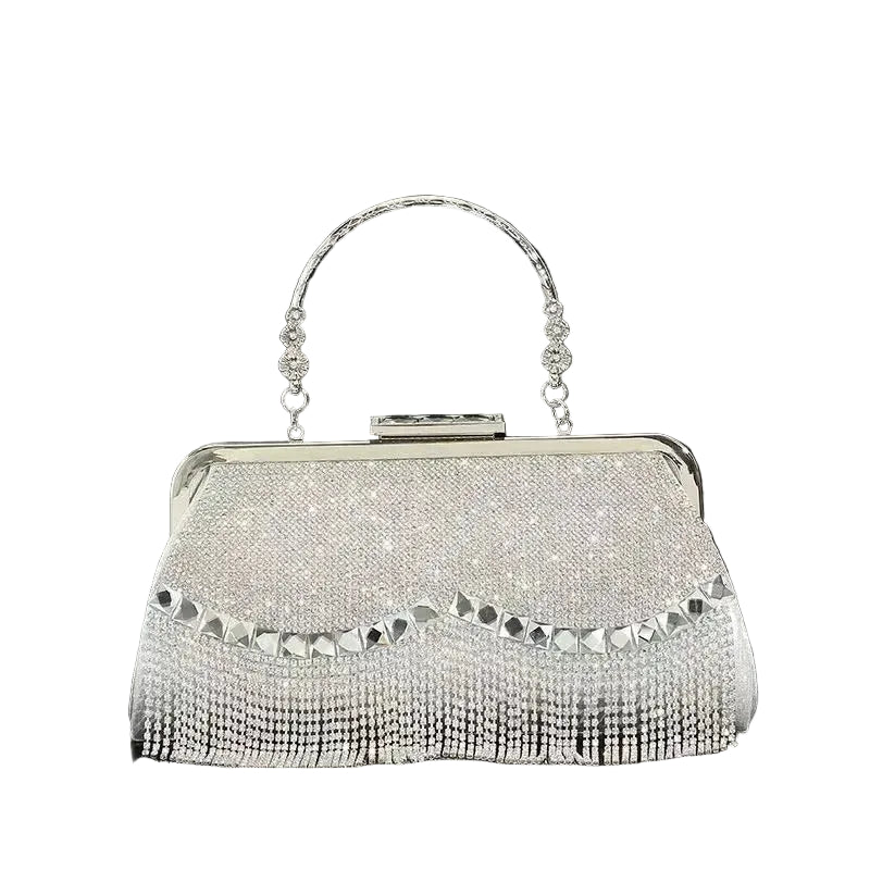 Diamond Bridal Clutch Bag - Wedding Party Ready