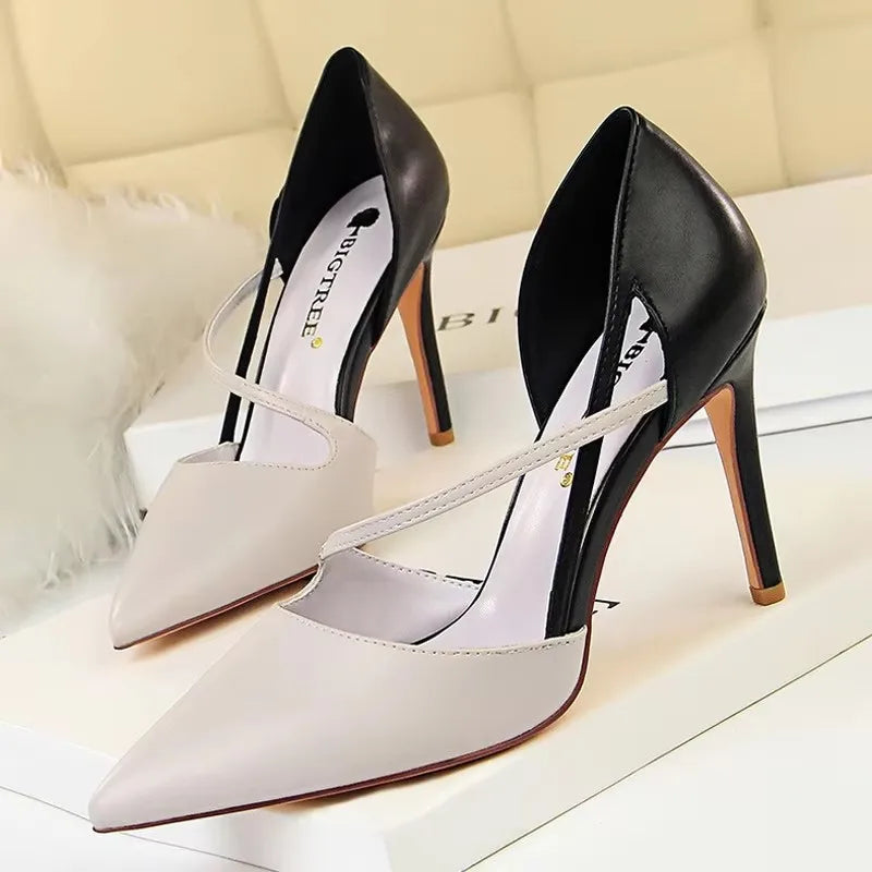 Pointed Toe Stiletto Pumps