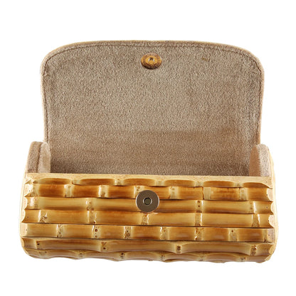 Handmade Bamboo Rattan Evening Clutch Bag