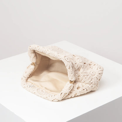 Bohemian Hollow Woven Beach Clutch