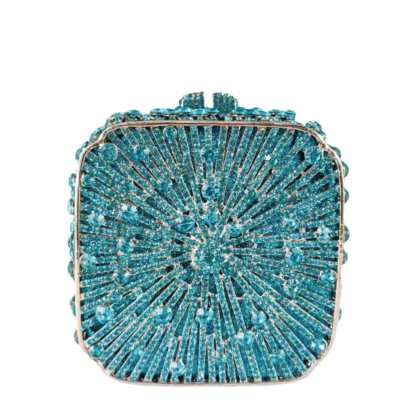 Crystal Minaudiere Box Clutch - Bridal Occasion