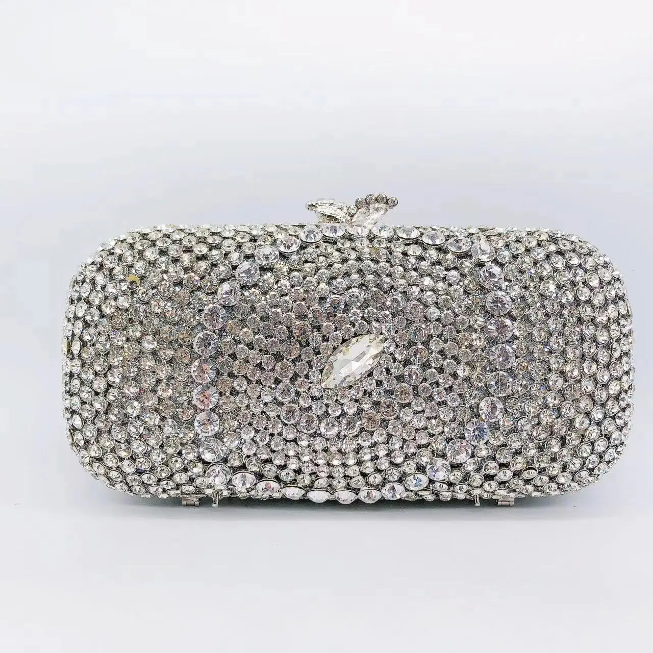 Hollow Rhinestone Banquet Clutch Bag